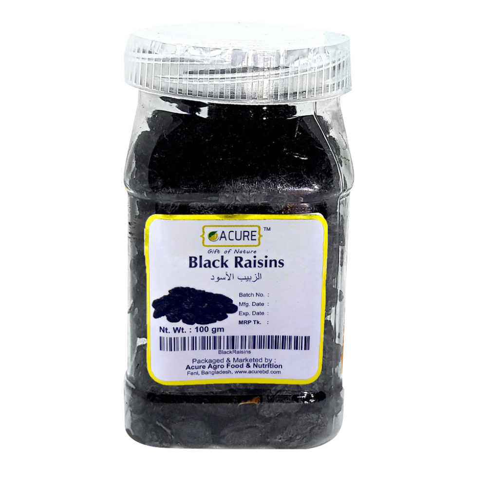 একিউর কালো কিসমিস - Acure Black Risins