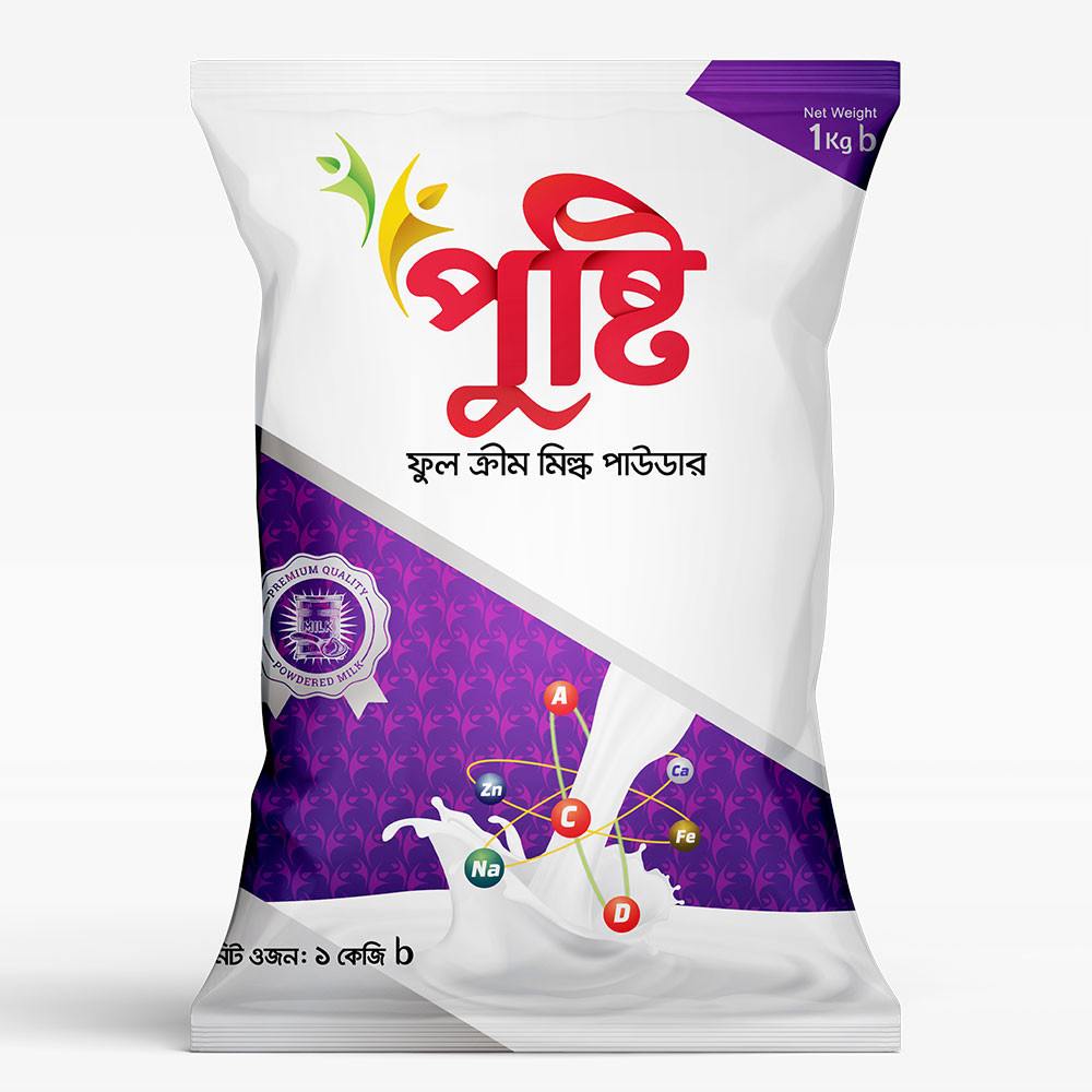 পুষ্টি ফুল ক্রিম মিল্ক পাউডার - Pusti full cream milk powder